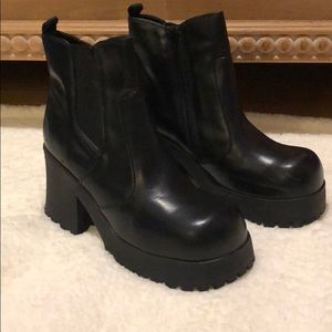 Black Platform Boots